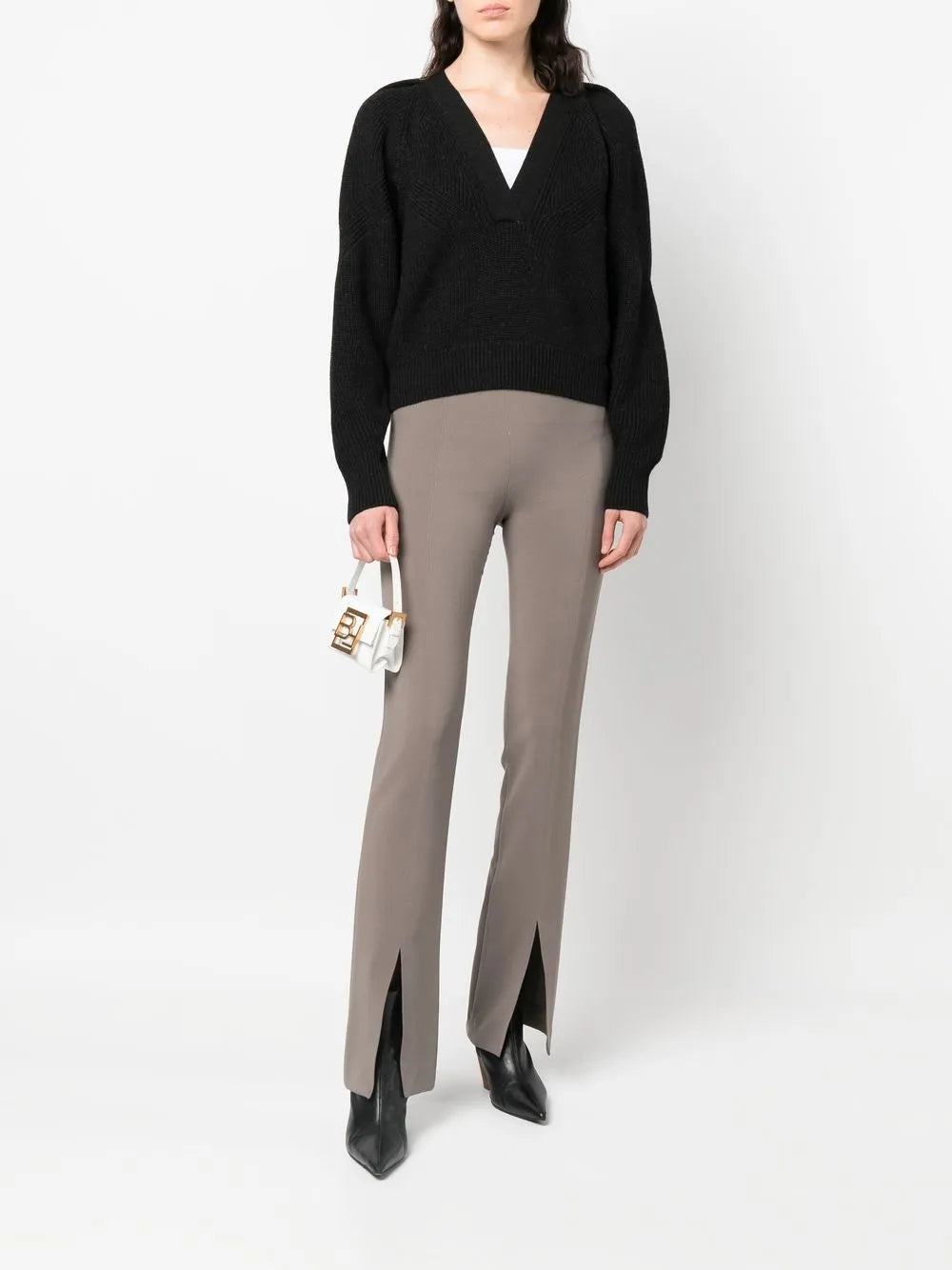 Dinabe V-Neck Merino Jumper