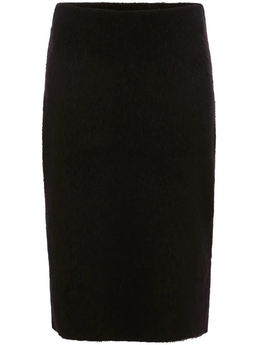 Wool-Blend Midi Pencil Skirt