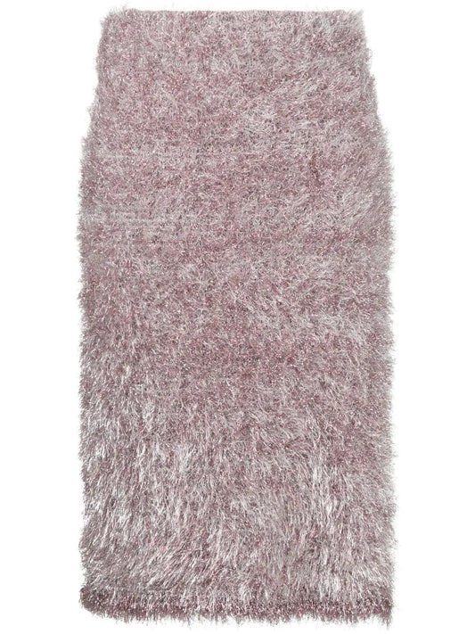 Textured Midi Pencil Skirt