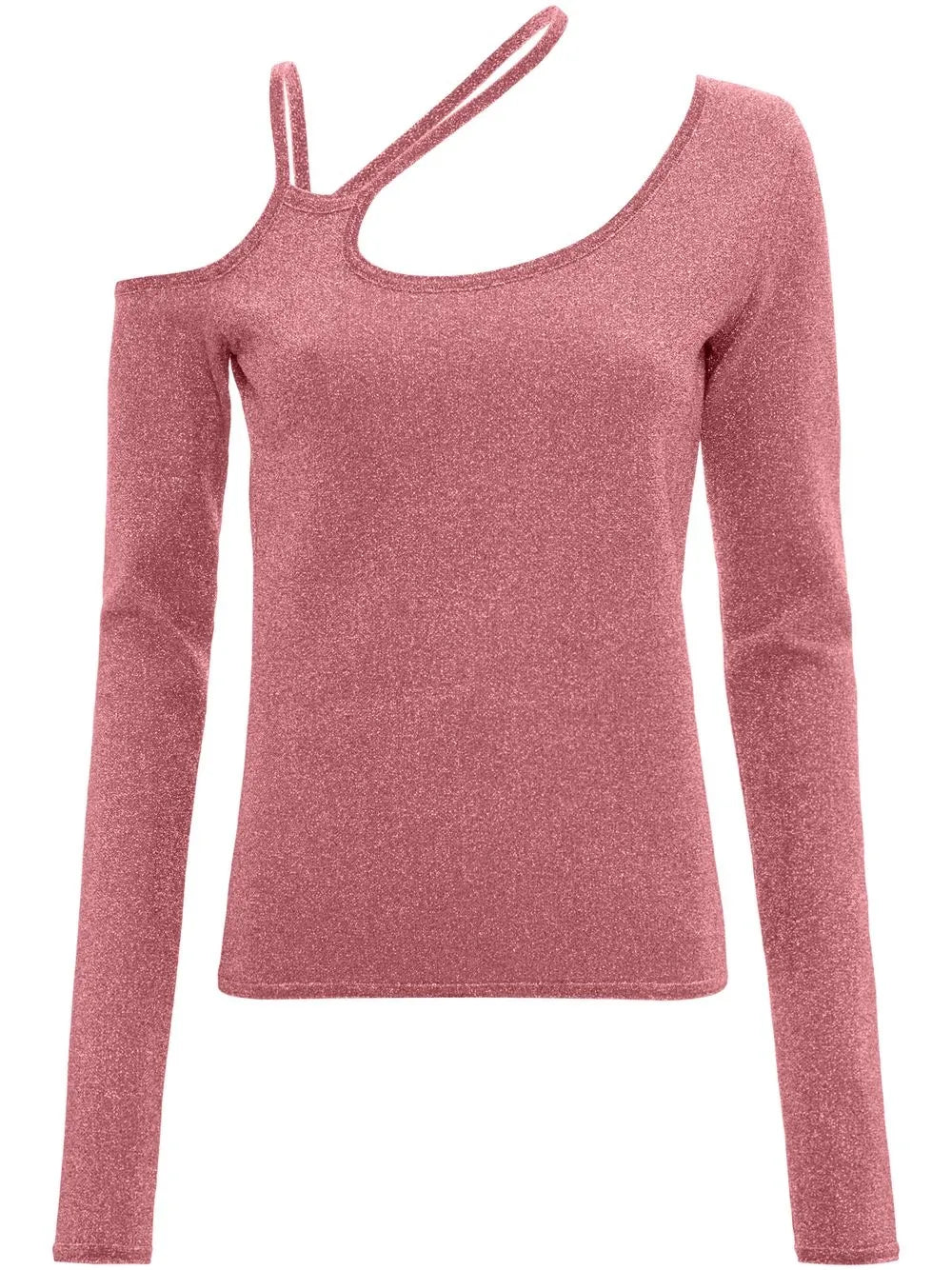 Cut-Out Metallic Asymmetric Top