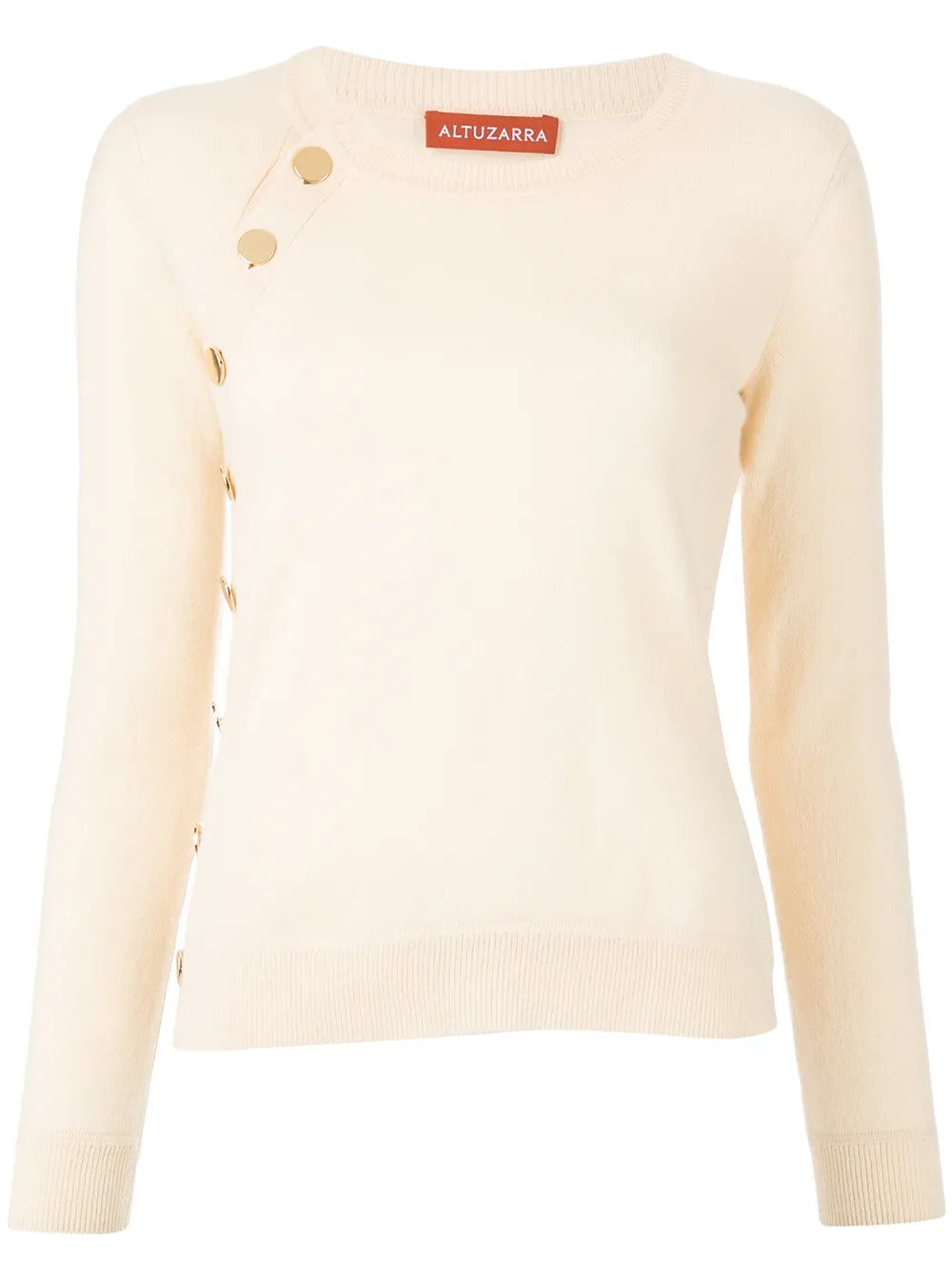 Minamoto Button-Embellished Cashmere Jumper