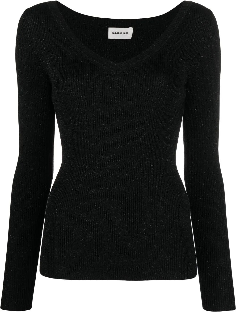 Glittered V-Neck Jumper