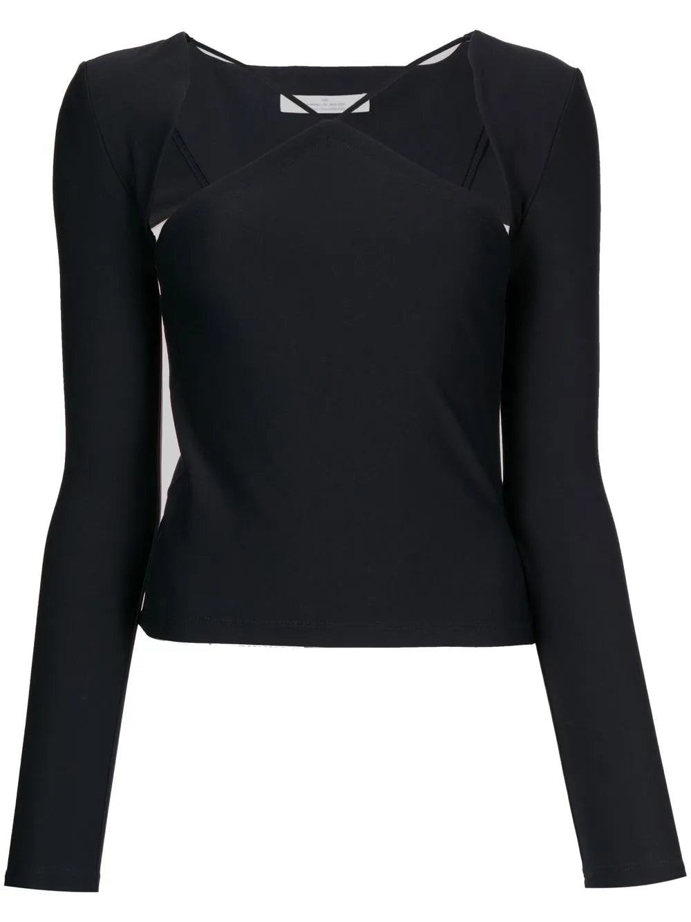 Cut-Out Detail Long-Sleeve T-Shirt