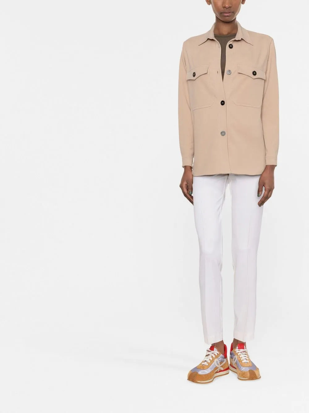 Tapered Leg Trousers