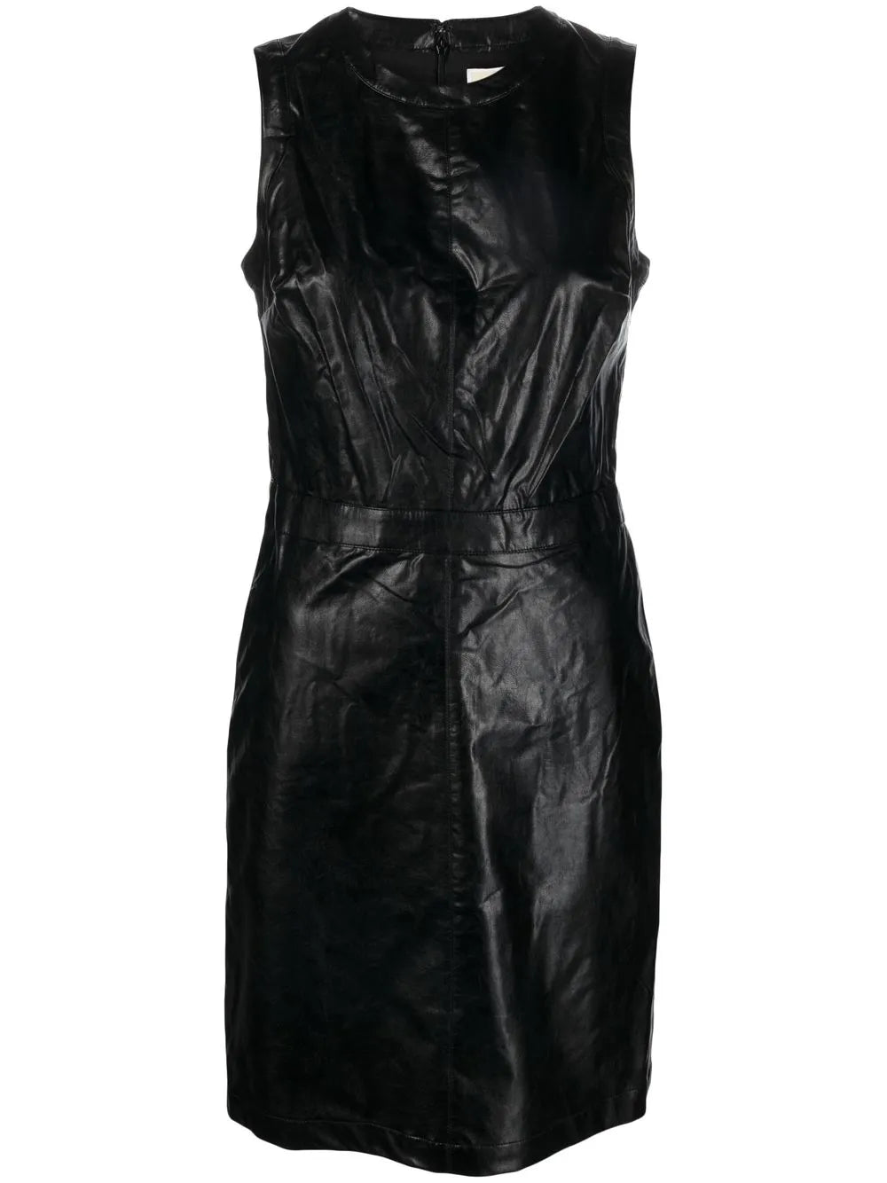 Faux Leather Mini Dress