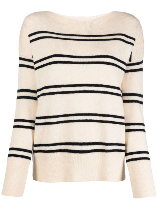 Striped Crew-Neck Jumper