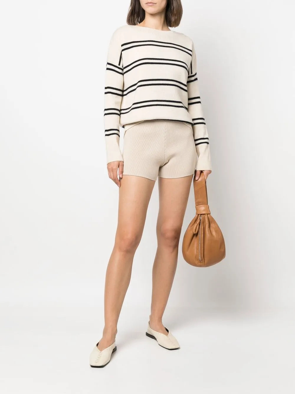 Striped Crew-Neck Jumper