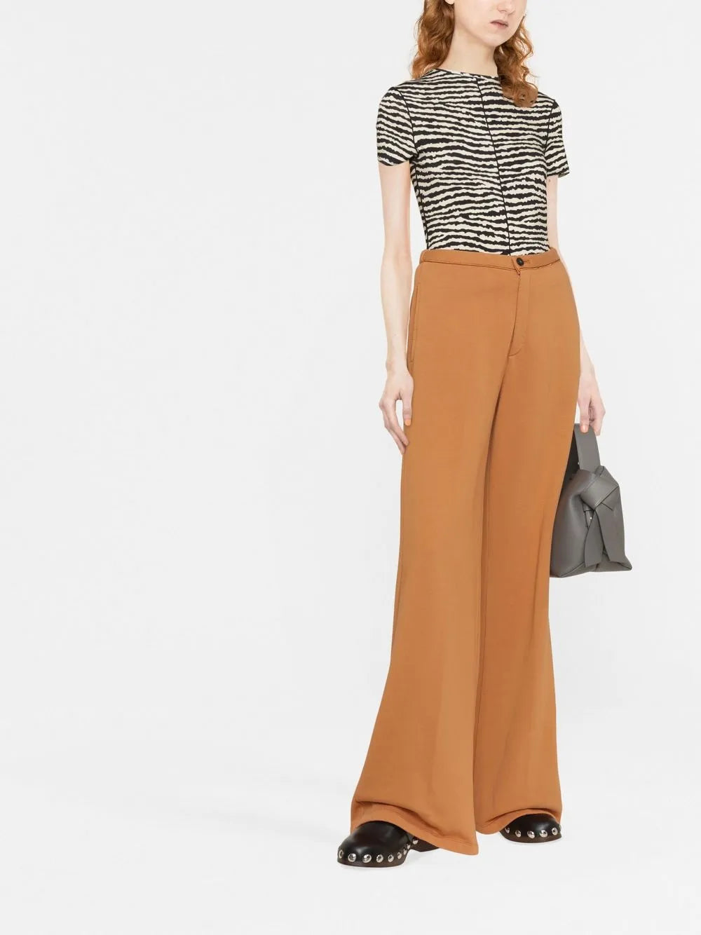 High-Rise Wide-Leg Trousers