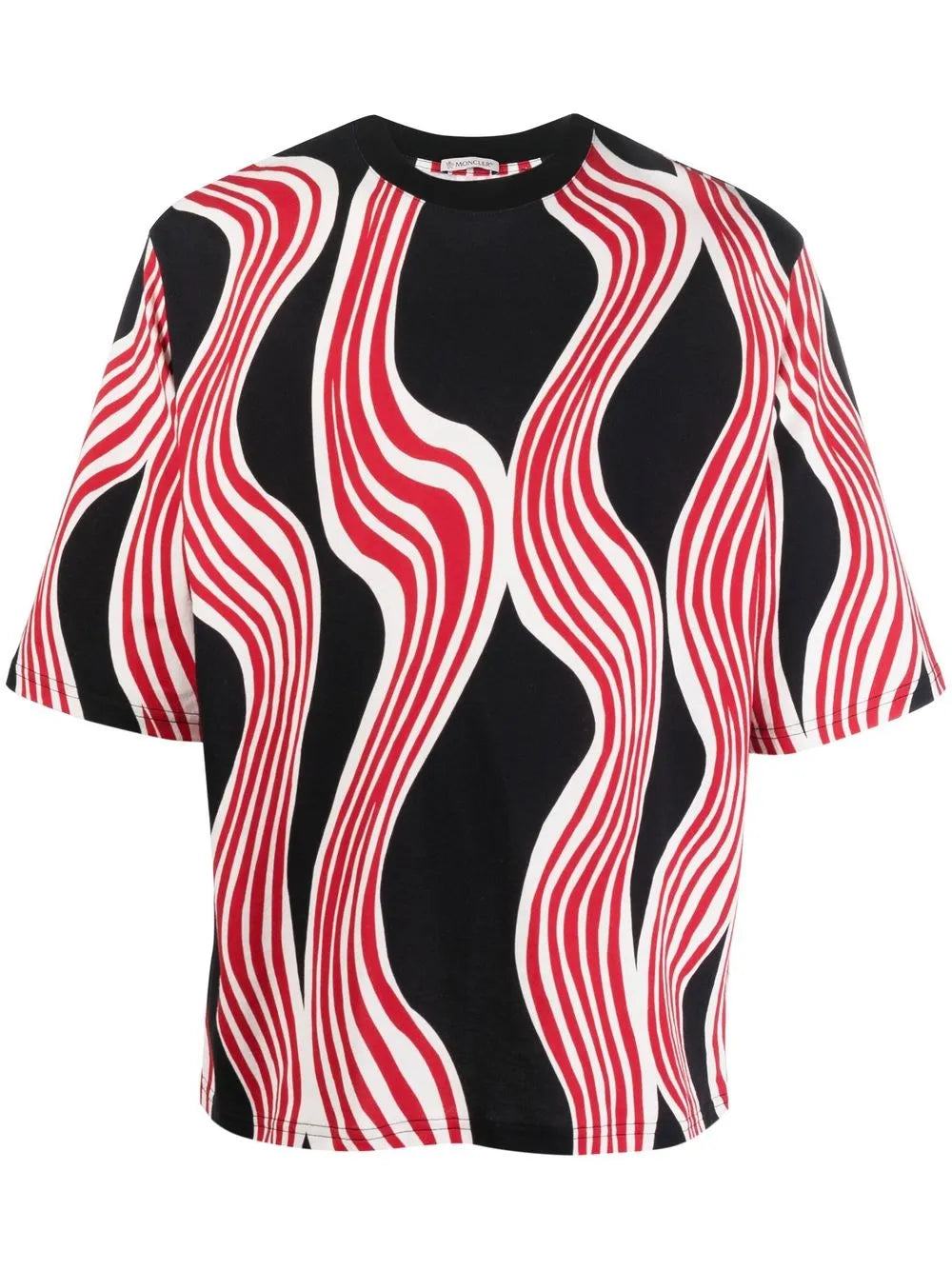 Abstract-Print Short-Sleeve T-Shirt