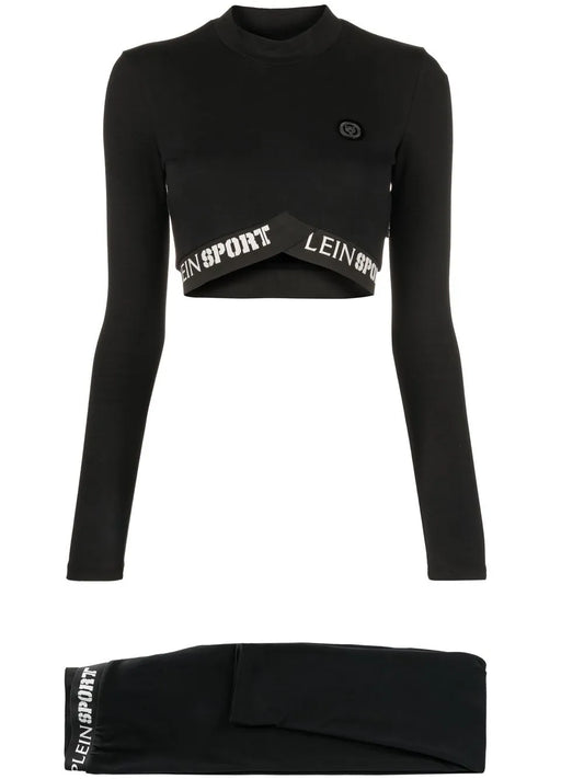 Logo-Print Leggings Set