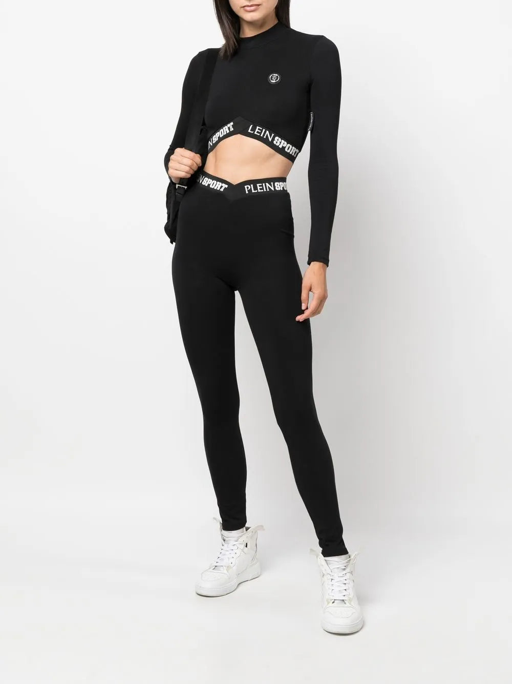 Logo-Print Leggings Set