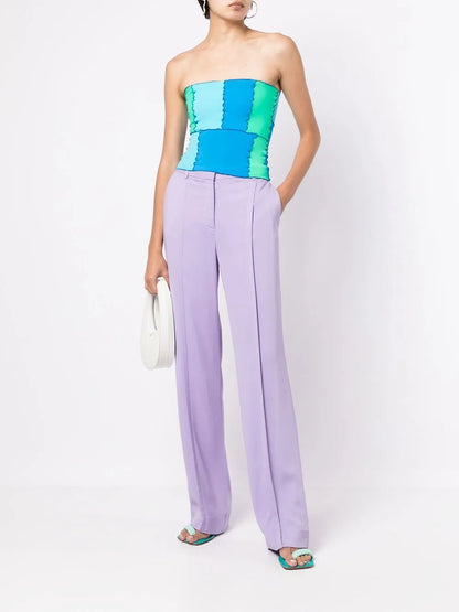 Colour-Block Bandeau Top