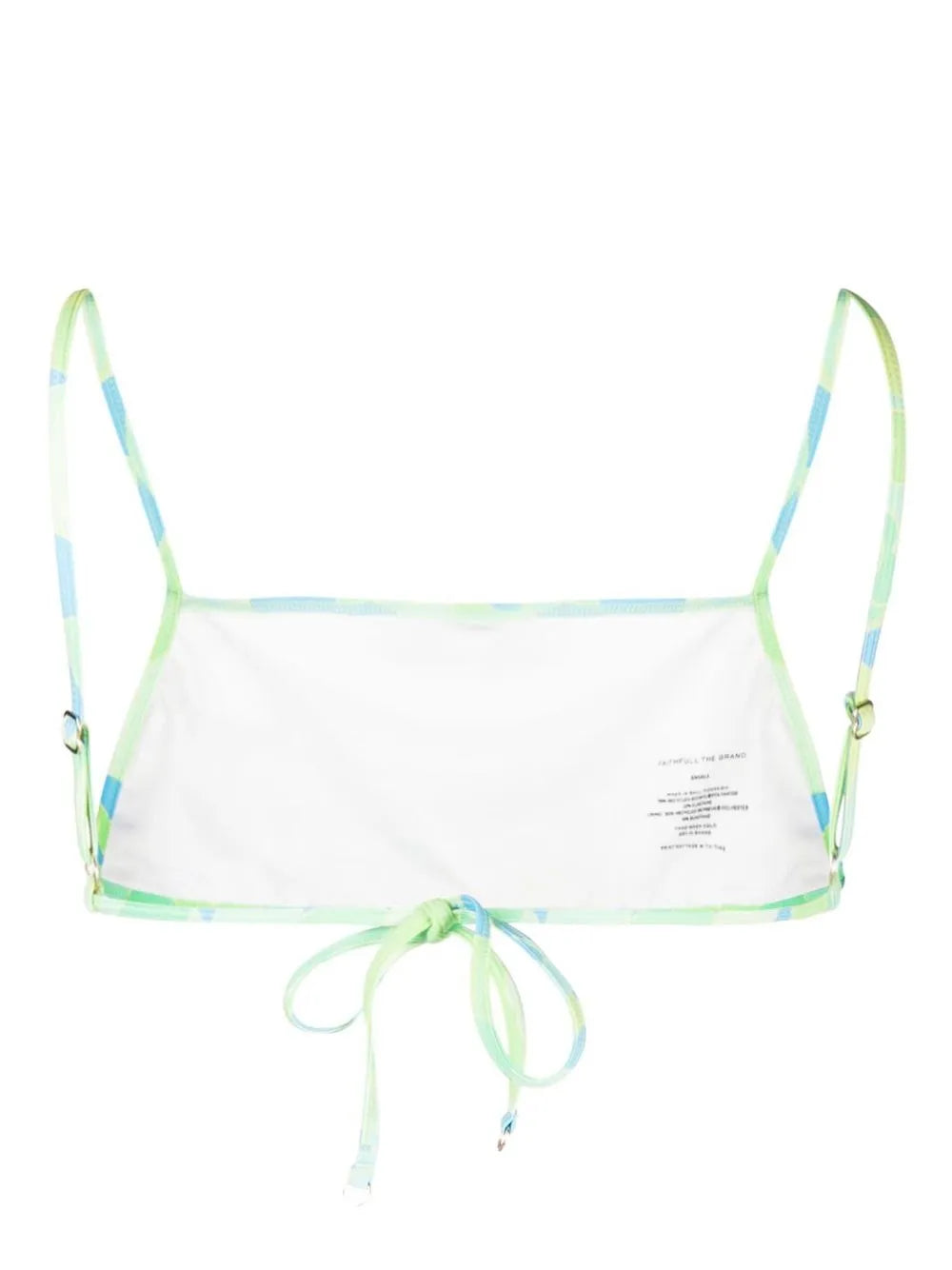 Cassia Galarosa-Print Bikini Top