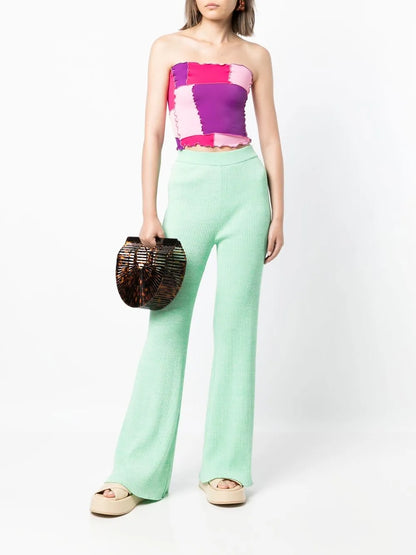 Colour-Block Bandeau Top