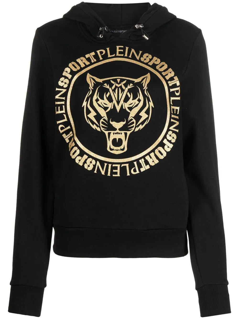 Logo-Print Tiger Hoodie