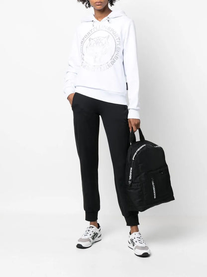 Logo-Print Tiger Hoodie