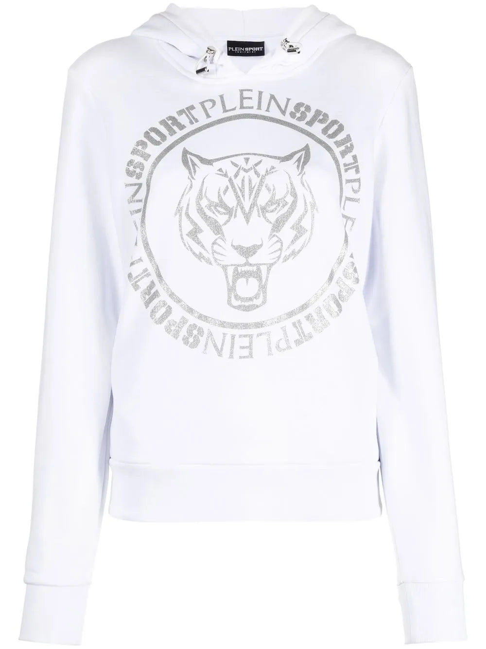 Logo-Print Tiger Hoodie