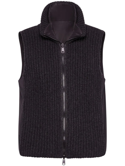 Reversible Padded Zip-Up Gilet
