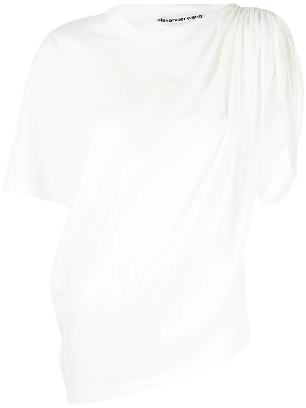 Drape-Detail Short-Sleeve T-Shirt