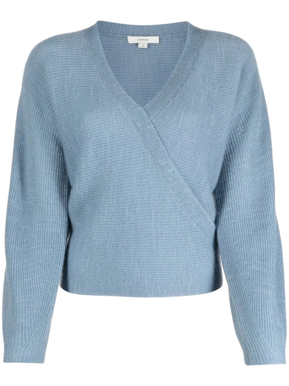 Long-Sleeve Wrap Jumper