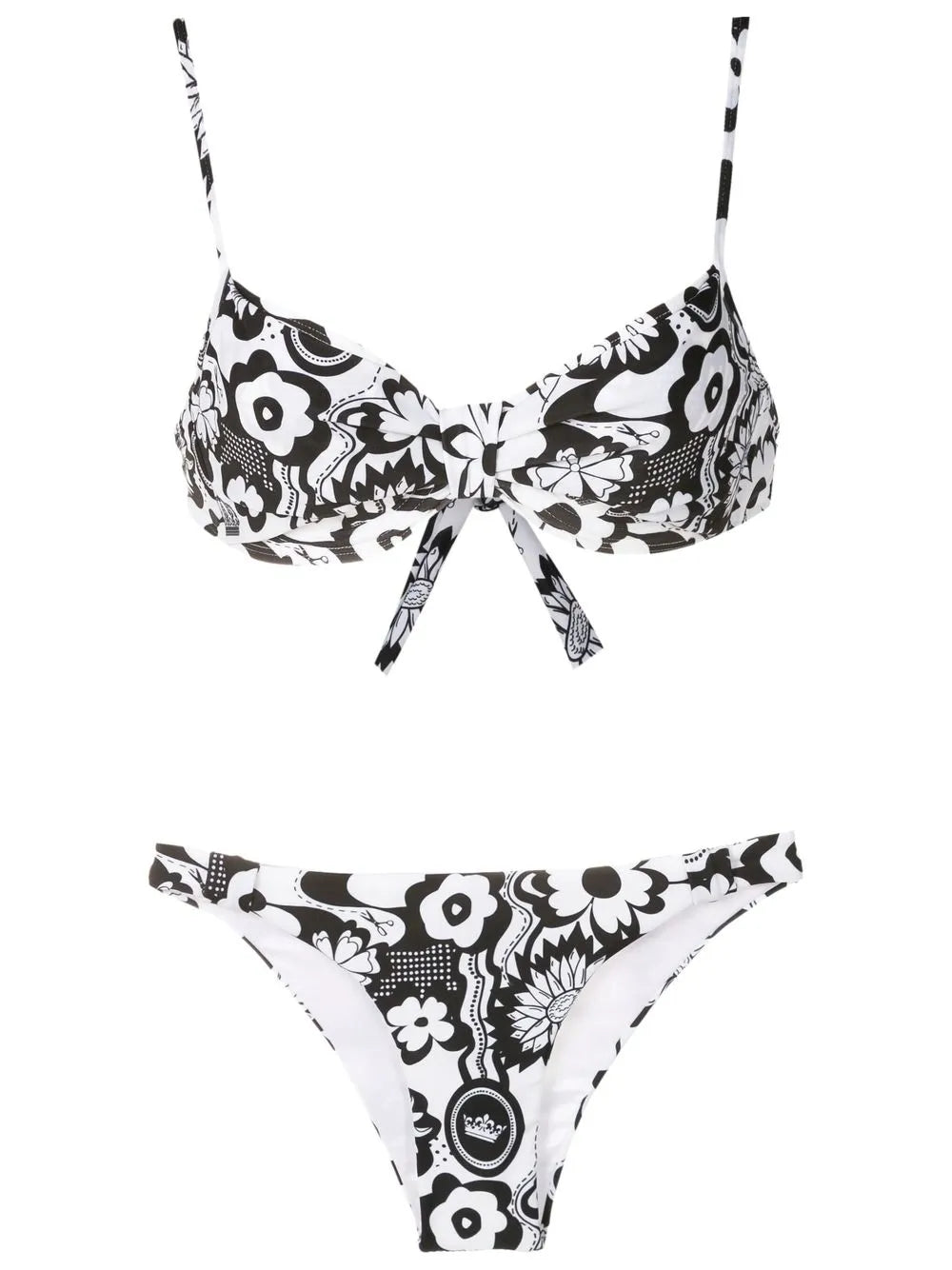 Floral-Print Bikini Set