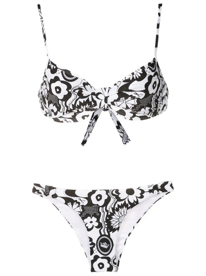 Floral-Print Bikini Set