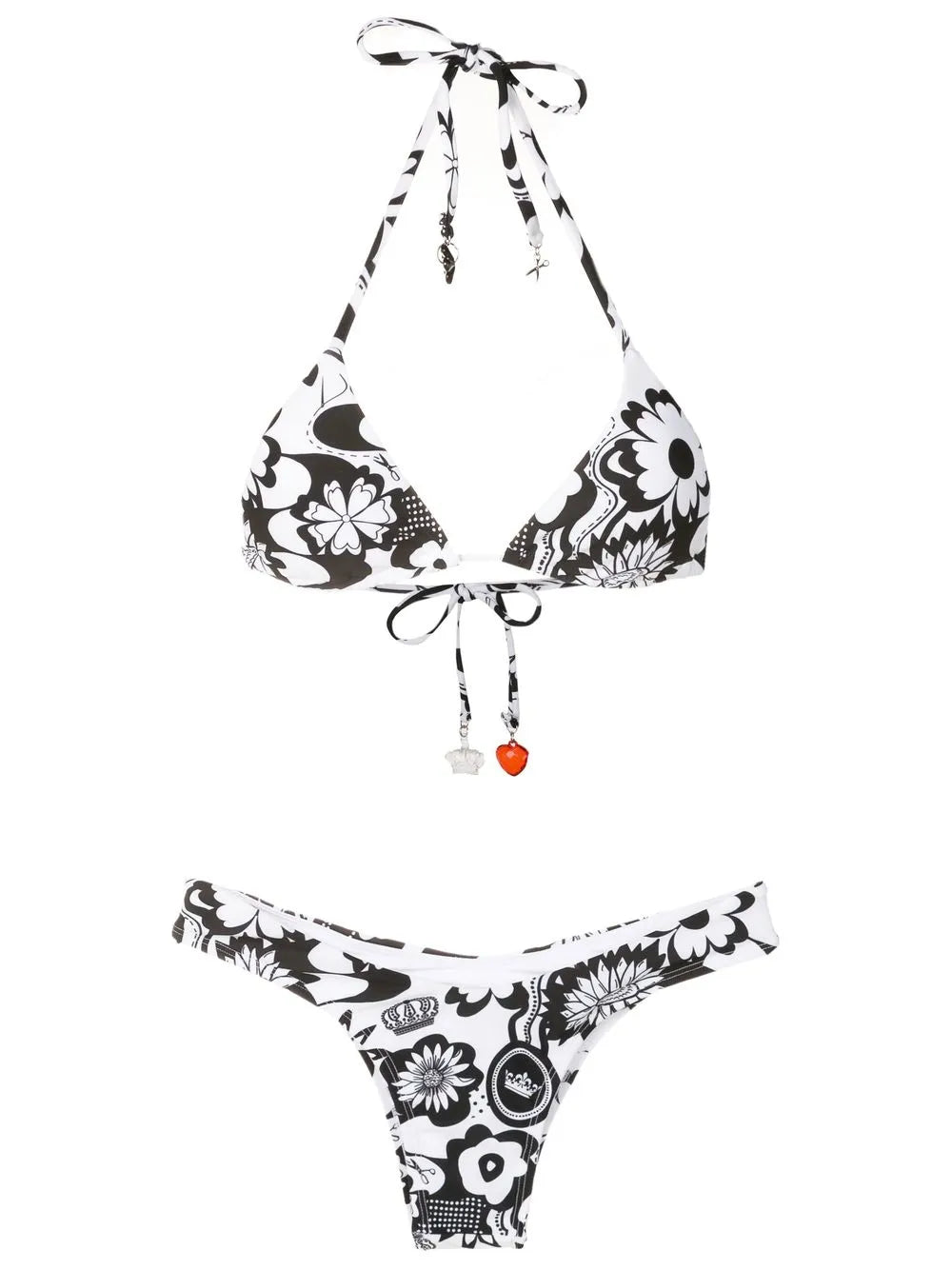 Floral-Print Bikini Set