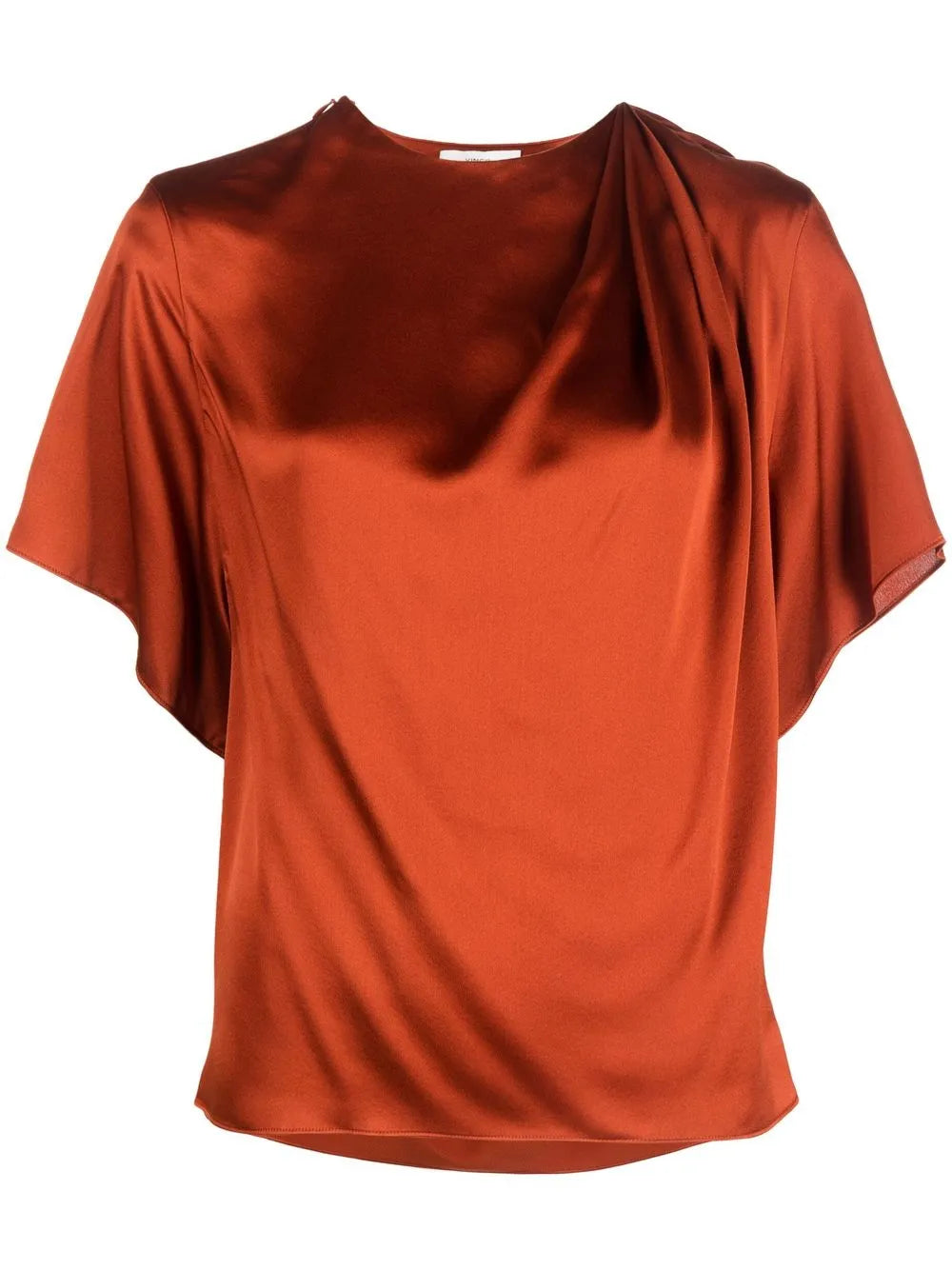 Draped Silk Top