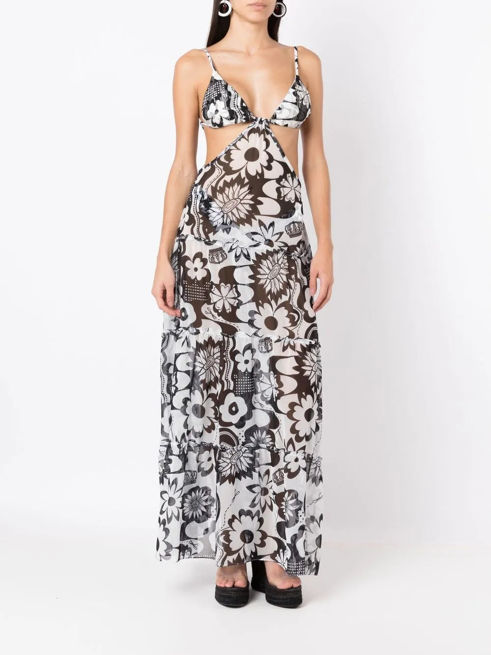 Floral-Print Maxi Dress
