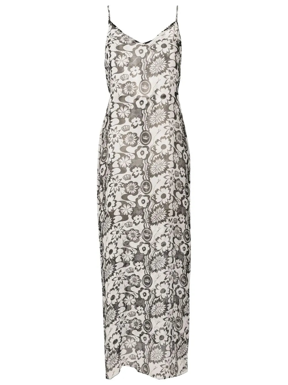 Floral-Print Beach Dress