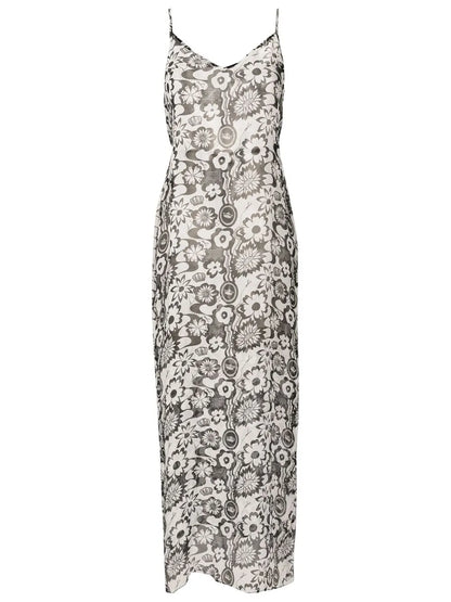 Floral-Print Beach Dress