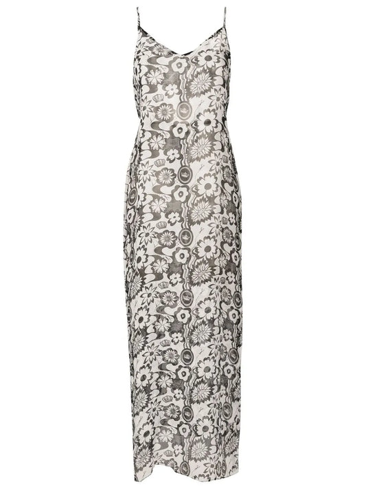 Floral-Print Beach Dress