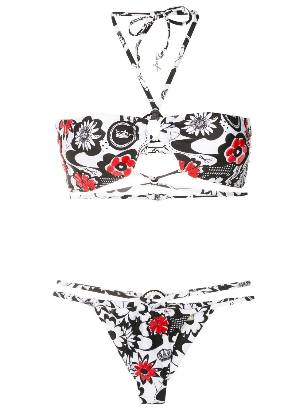 Floral-Print Bikini Set