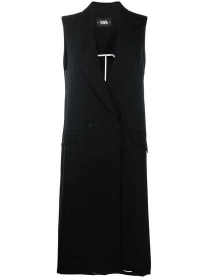 Peak-Lapels Double-Breasted Vest