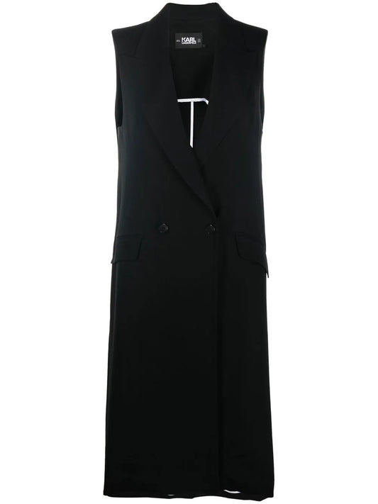 Peak-Lapels Double-Breasted Vest