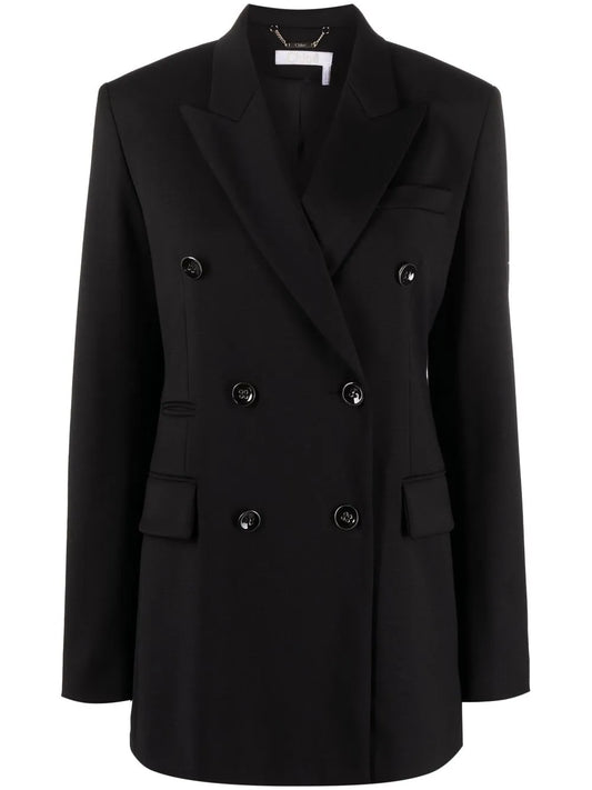 Double-Breasted Wool Blazer