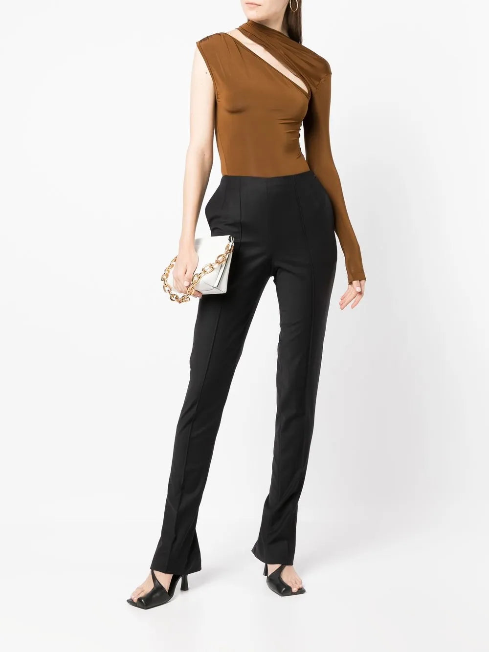 Slim-Cut Tailored Trousers