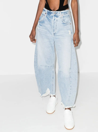 Horseshoe Wide-Leg Jeans