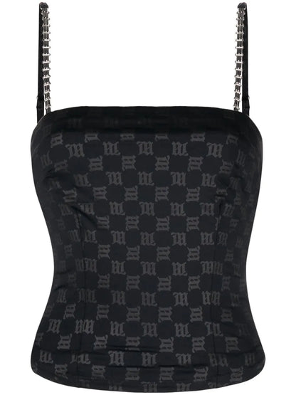 Lara Logo-Print Vest Top
