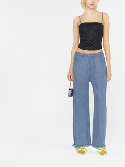Lara Logo-Print Vest Top