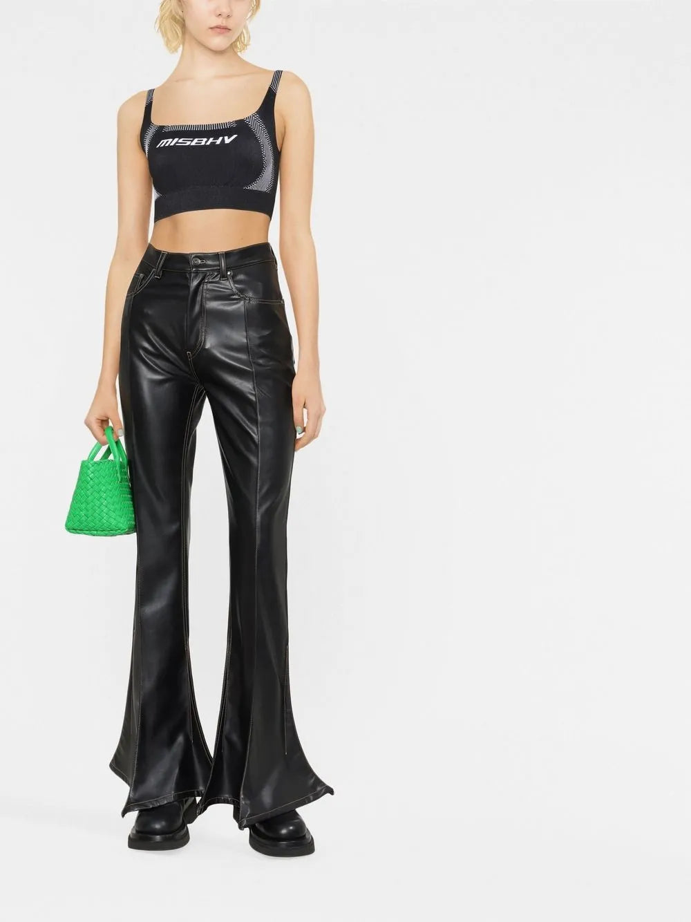 Logo-Print Crop Top