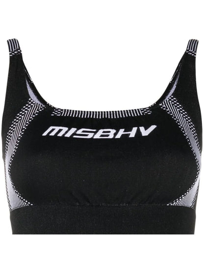 Logo-Print Crop Top