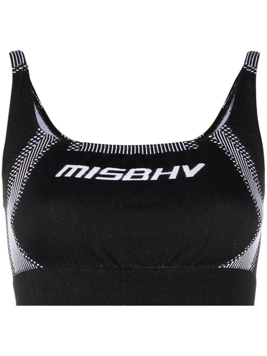 Logo-Print Crop Top