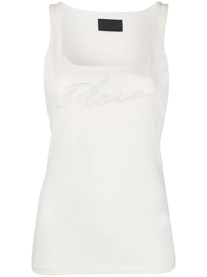 Logo-Embroidered Tank Top
