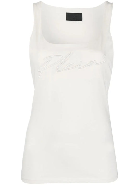Logo-Embroidered Tank Top