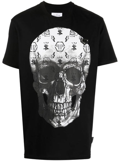 Skull-Print Short-Sleeve T-Shirt