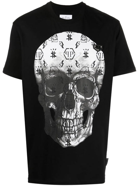 Skull-Print Short-Sleeve T-Shirt