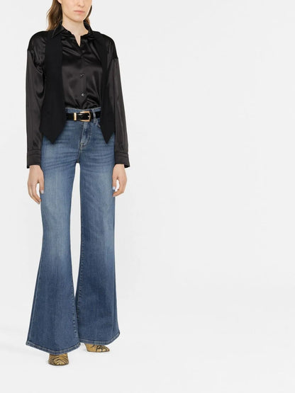 High-Rise Flared Jeans
