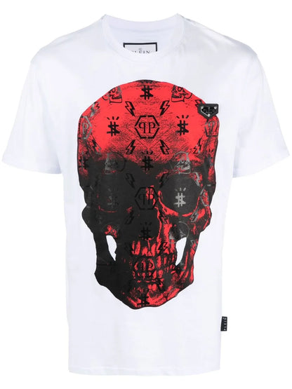 Skull-Print Short-Sleeve T-Shirt
