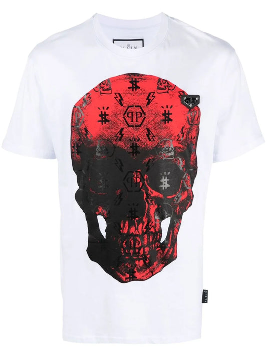 Skull-Print Short-Sleeve T-Shirt